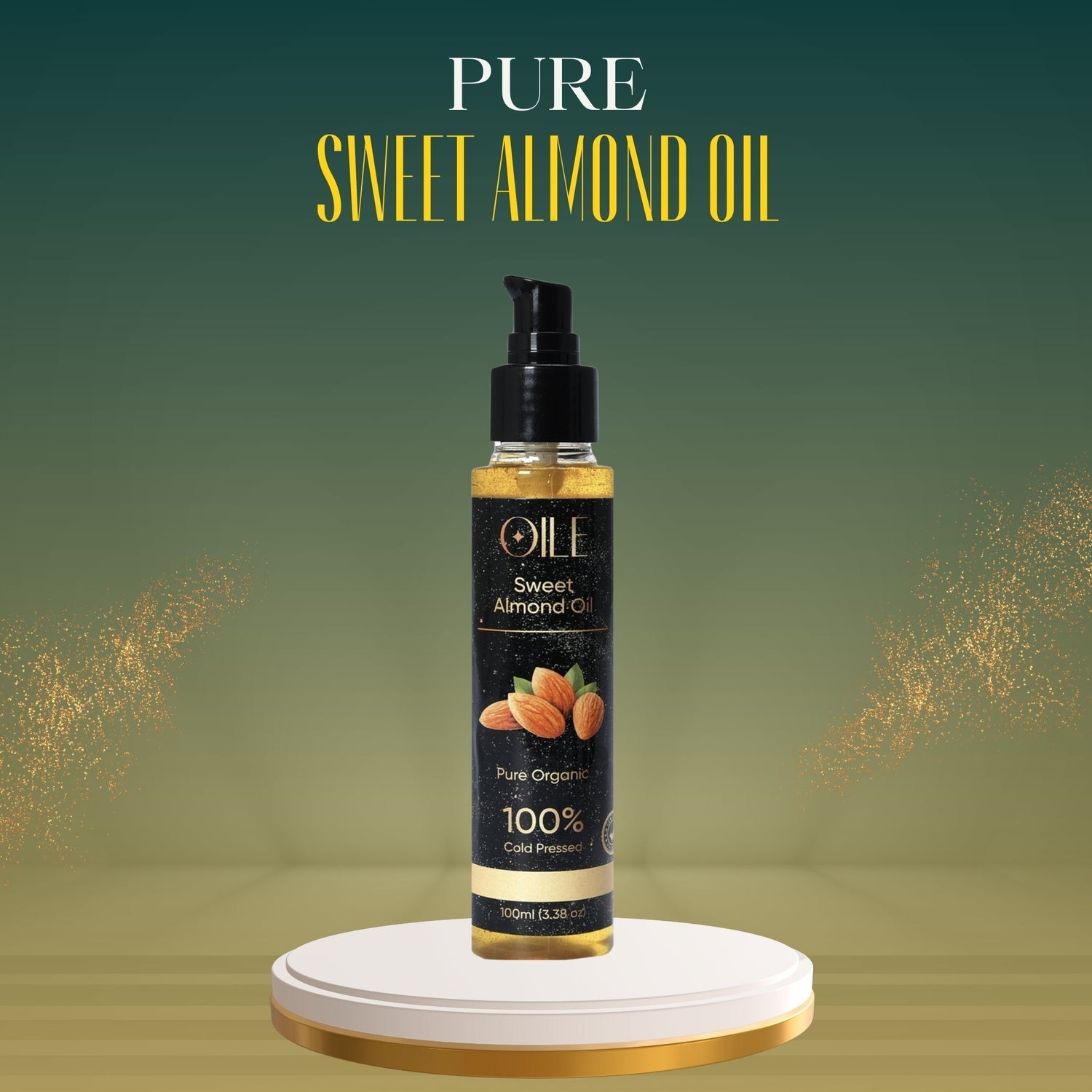 Sweet Almond Oil – 100% Pure &amp; Cold Pressed ✨