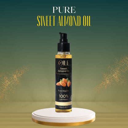 Sweet Almond Oil – 100% Pure &amp; Cold Pressed ✨