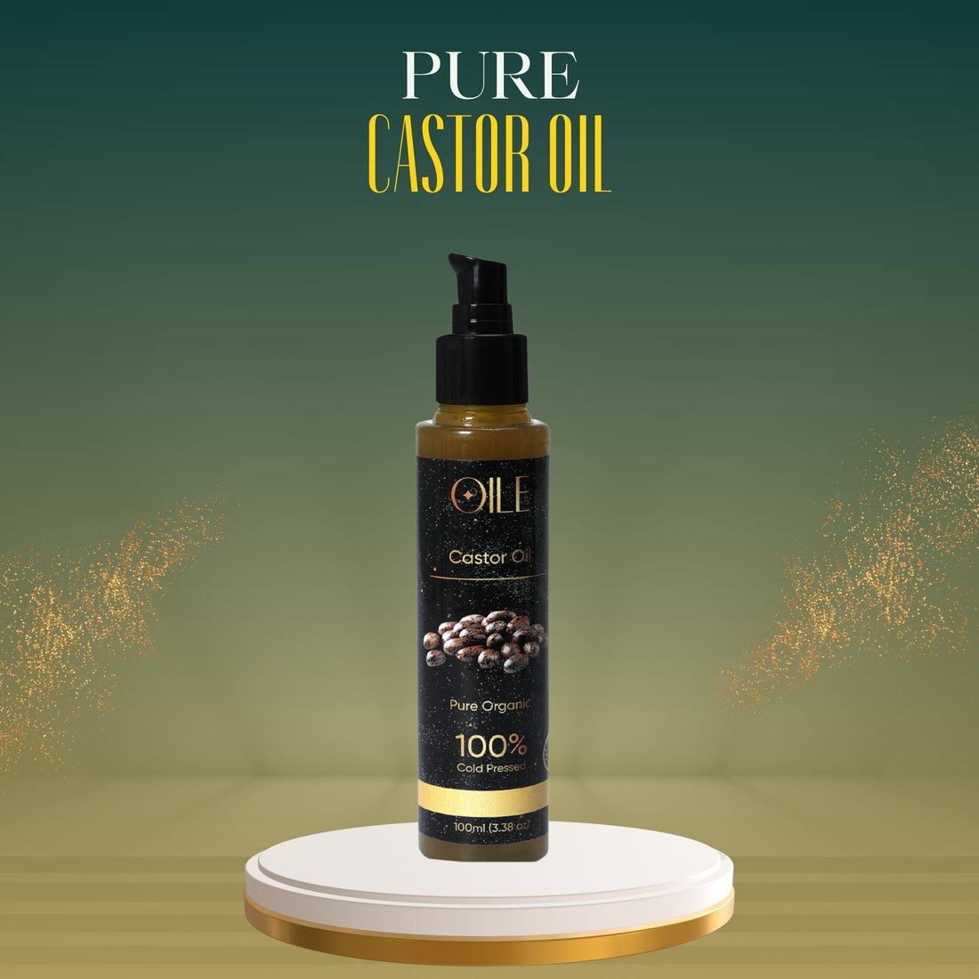 Castor Oil (Cold Pressed) – 100% Pure Organic