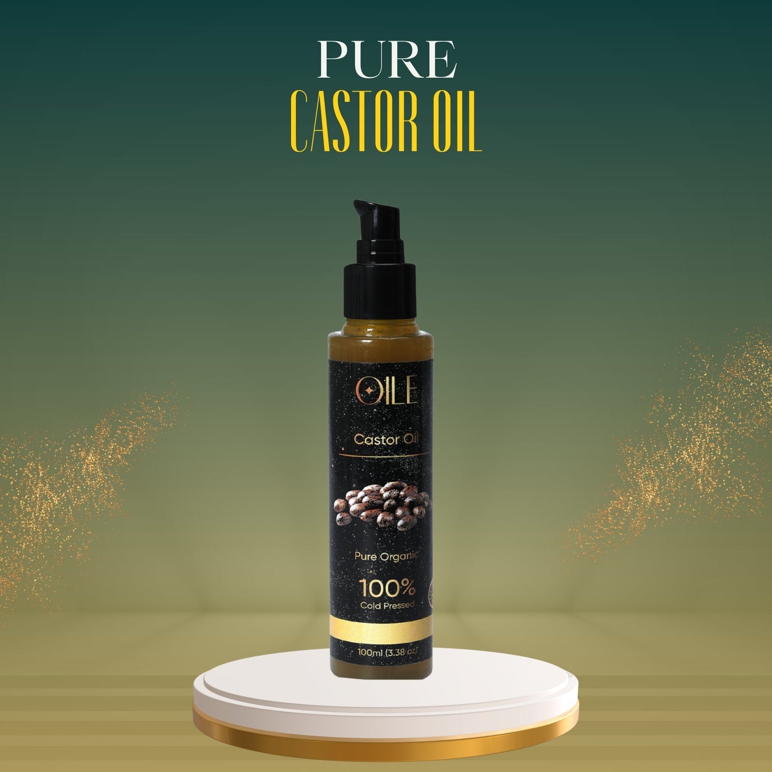 Castor Oil (Cold Pressed) – 100% Pure Organic
