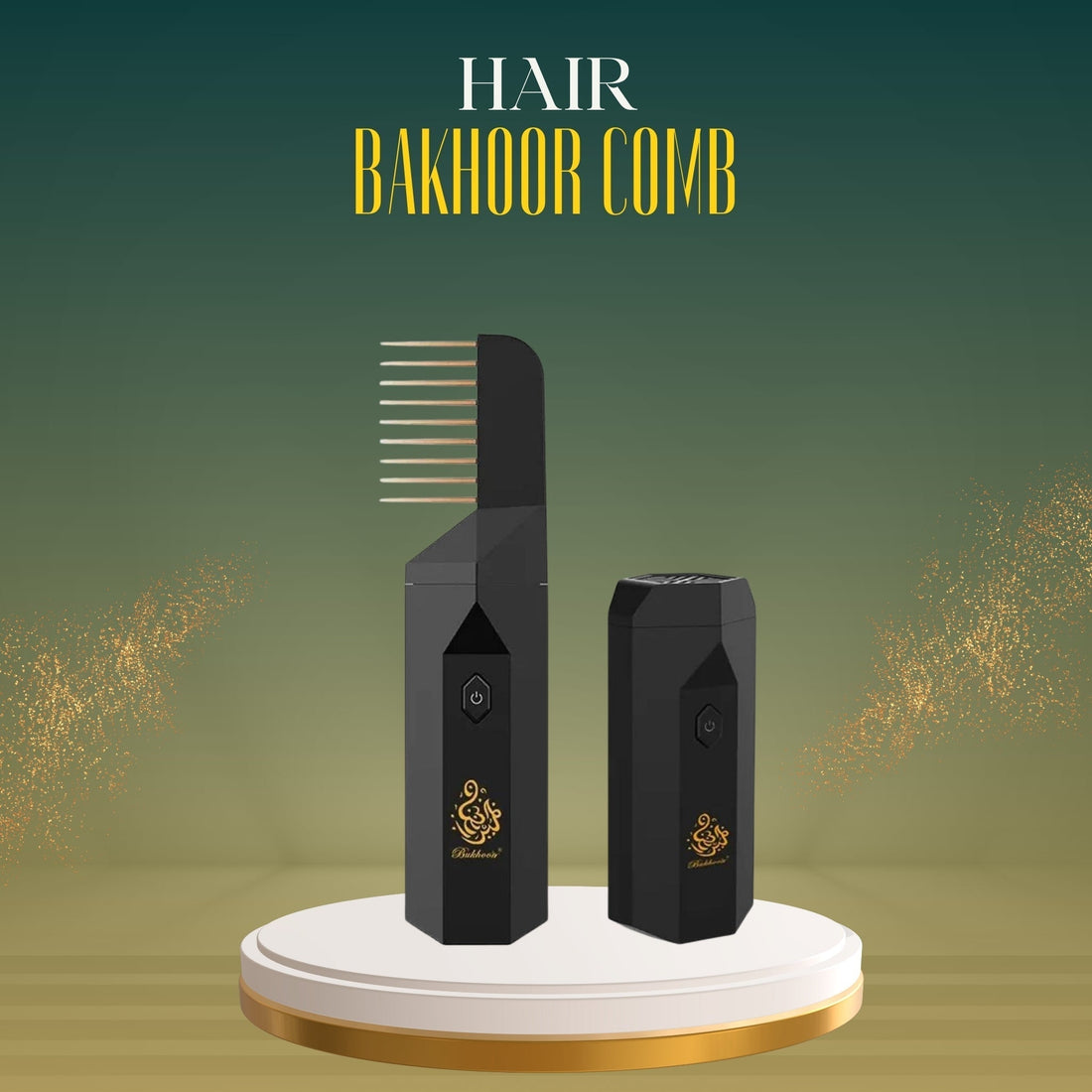 2 in 1 Hair Bakhoor Comb – Rechargeable Hair Perfume Infuser Comb 🔥